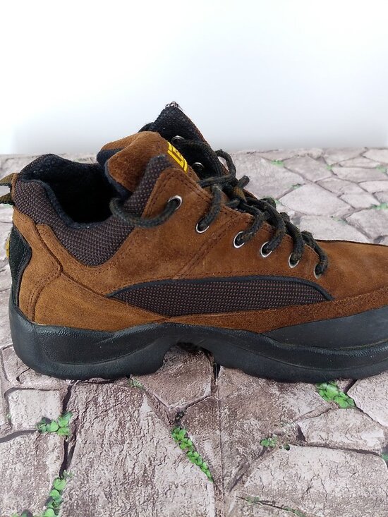 Lehigh 5057 Men 10.5 Steel Toe Work Boots Suede Leather Hiker Brown Vintage main image 11